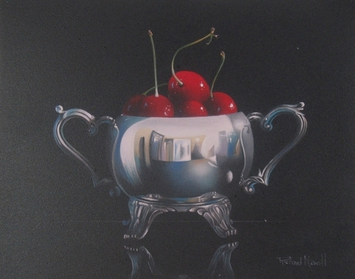 CHERRIES WITH SUGAR BOWL