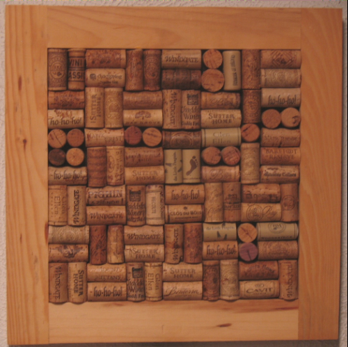 real corks framed