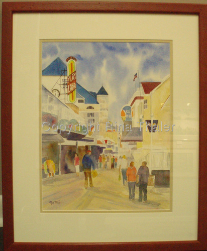 Painting-Cityscape-Marty's Playland