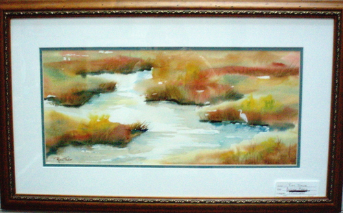 Painting-Landscape-autumn marsh