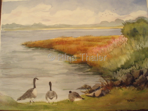 Painting-Landscape-Feathered Friends