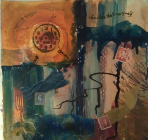 Painting-Conceptual-Time Flies