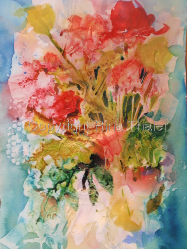 Painting-Floral-luscious flowers