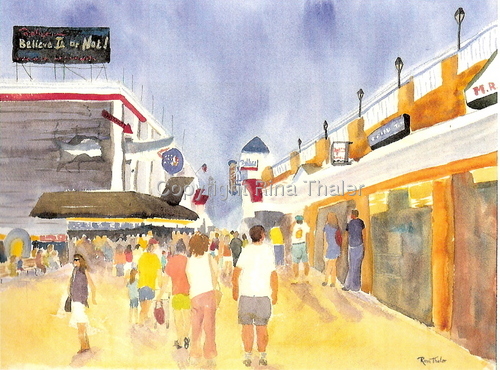 Print Making-Landscape-OC Boardwalk