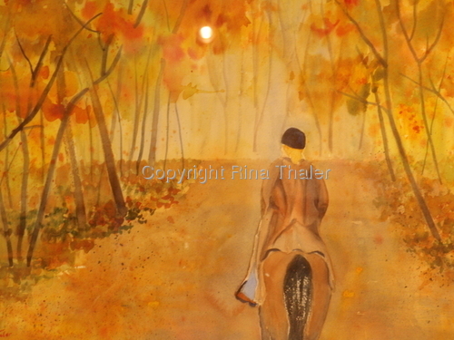 Painting-Landscape-A Ride in the Woods