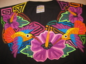 Mola T Shirt Size Medium Black Kunas San Blas #855 Mola%20T%20Shirt%20Size%20Medium%20Black%20Kunas%20San%20Blas%20%23855 (thumbnail)