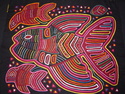 Fish Mola Textiles San Blas Mola Panama #243 Fish%20Mola%20Textiles%20San%20Blas%20Mola%20Panama%20%23243 (thumbnail)