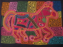Horse%20Mola%20Quilt%20Fabric%20Textiles%20Kuna%20Indians%20of%20San%20Blas%20Panama%20%23323 (thumbnail)