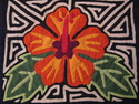 Flower Molita Handmade Mola Quilt Fabric San Blas Panama #367 Flower%20Molita%20Handmade%20Mola%20Quilt%20Fabric%20San%20Blas%20Panama%20%23367 (thumbnail)