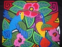 Beautiful%20Pair%20of%20Hummingbird%20Mola%20Quilt%20Fabric%20San%20Blas%20Panama%20%20%23380 (thumbnail)