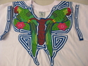 Butterfly Shape with two tropical birds Mola T-Shirt Kunas San Blas Panama #714 Butterfly%20Shape%20with%20two%20tropical%20birds%20Mola%20T-Shirt%20Kunas%20San%20Blas%20Panama%20%23714 (thumbnail)