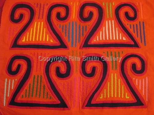 Geometric%20Vintage%20Mola%20Kunas%20San%20Blas%20%23817 (large view)