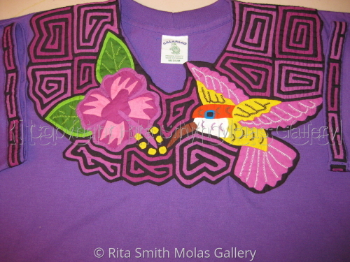 Mola%20T-Shirt%20in%20Purple%20Size%20Medium%20%23854 (large view)