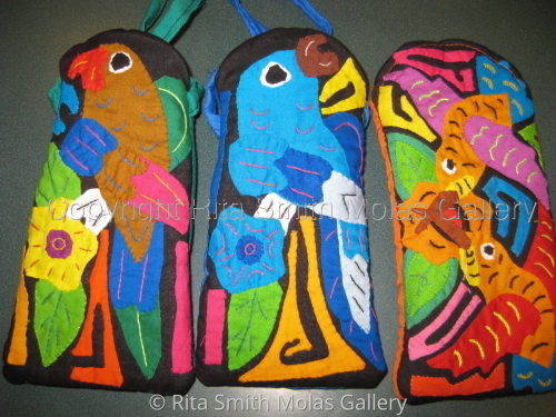 Mola%20Eye%20glass%20Cases%20Kunas%20Panama%20%23891 (large view)