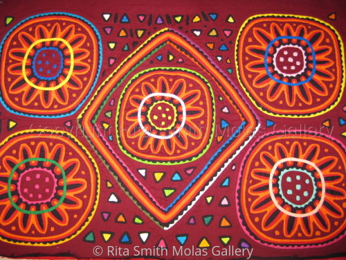 Sea Urchin Handmade Kuna Mola
San Blas Panama (large view)