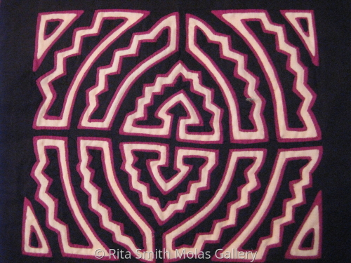 Geometric%20Mola%20San%20blas%20Panama%20%23600 (large view)