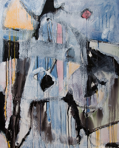 Painting-Abstract-Black Hat (2010)