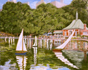 Ronnie Levine,painting,Central Park,oil painting,landscape painting,impressionism,landscape art,Rivertown Painter,Rivertown Painters Studio,figurative painting - Plein Air Painting