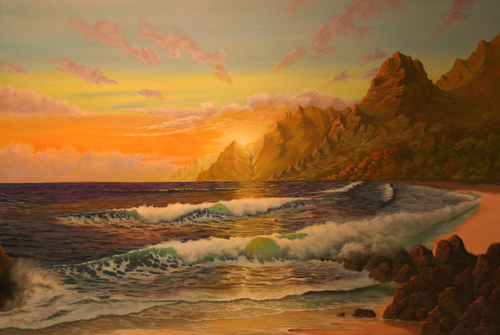 Painting-Oil-Colors of the Pacific