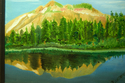 Painting--Oil-LandscapeReflection of Nature 