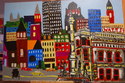 Painting--Oil-CityscapeCityscape