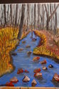 Painting--Oil-ImpressionismMiddle creek stream