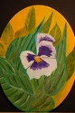 Painting--Oil-Floralpansy