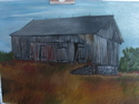 Painting--Oil-ExpressionistThe old Rustic Barn