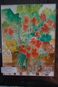 Painting--Watercolor-ImpressionismDeck flowers  
