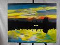 Painting--Acrylic-AbstractReflective Bridge