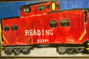 Painting--AcrylicRed Caboose