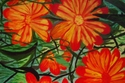 Painting--Acrylic-FloralOrange Mums