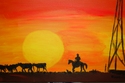 Painting--Acrylic-SouthwesternLast Roundup