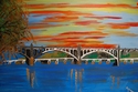 Painting--Acrylic-AbstractMemorial Bridge