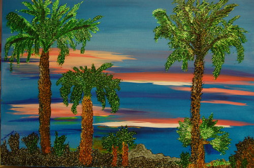 Painting-Impressionism-Colorful Flordia