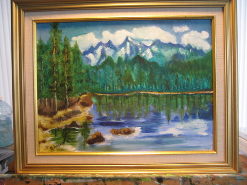 Painting-Landscape-The view