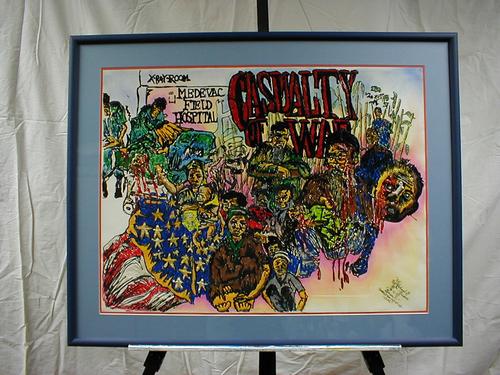 Print Making-Figurative-Casuality of WAR