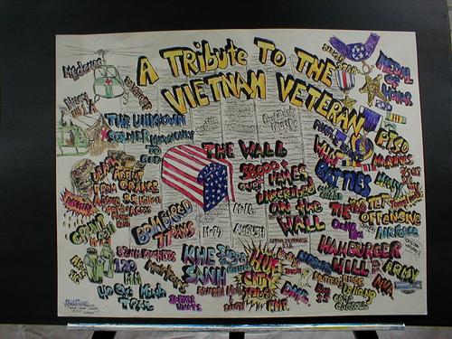 Drawing-Figurative-Tribute to the Vietnam Vet