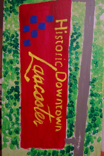 Painting-Cityscape-Historic Downtown Lancaster