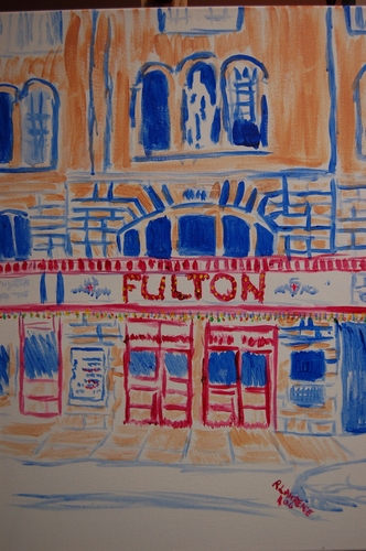 Painting-Cityscape-Fulton Opera