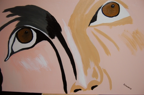 Painting-Abstract-Looking Up