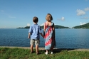 Boy and Girl by the sea