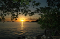 Sunset over Five Islands