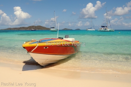 Boat in Tobago Cays