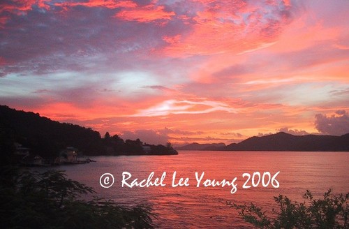 Sunset Down D Islands