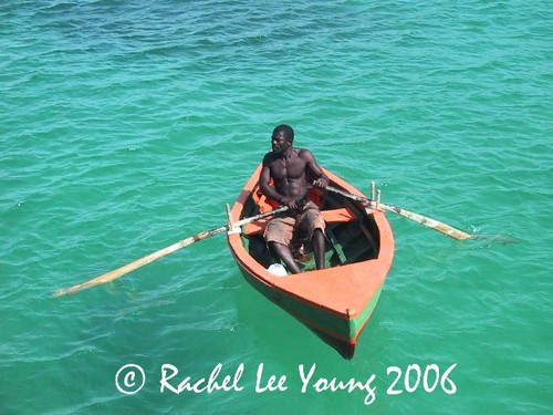 Boatman at Salt Whistle Cay
