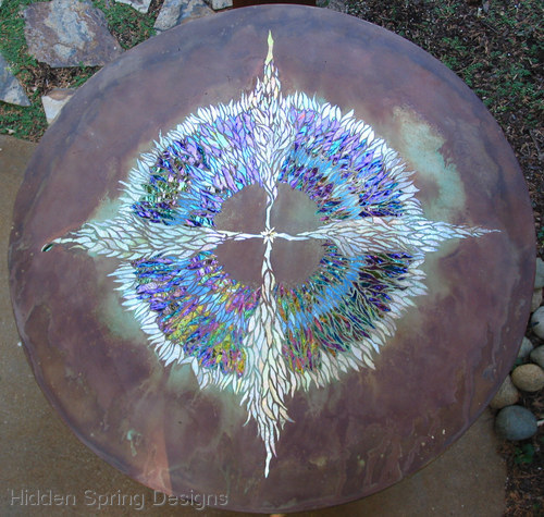 Mixed Media-Four Directions Table