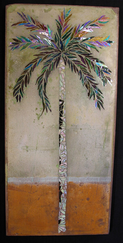 Mixed Media-Date Palm