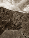 Photography--Black & White-ArchitectureWind River Pass #1
