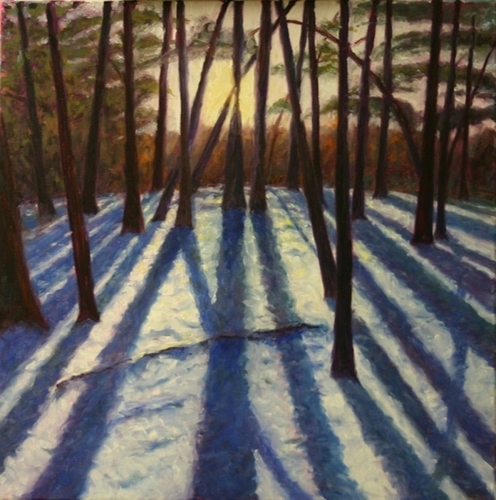 Painting-Landscape-Snow  Day